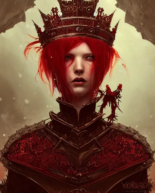 ArtStation - fantasy queen the knight behind elevation