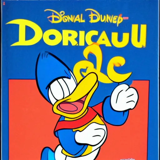 Prompt: donald duck by Carl Barks