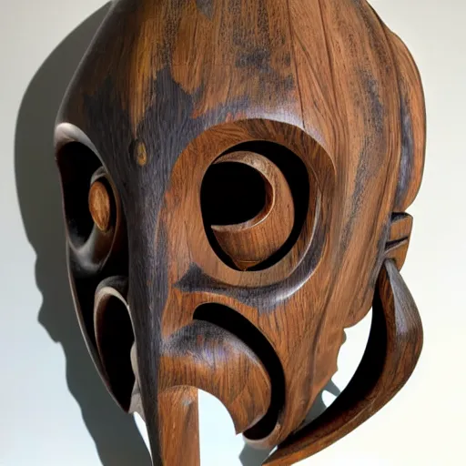 Image similar to illithid wooden mask