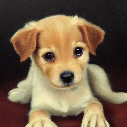 Image similar to of an adorable portrait of a cute puppy