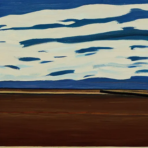 Prompt: a painting by Alex Katz