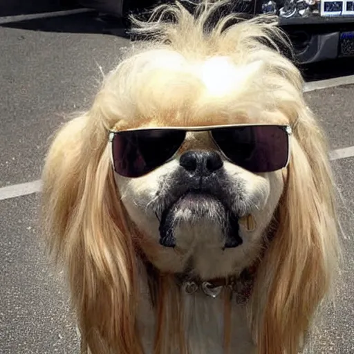 Prompt: photo of a dog that looks like'dog : the bounty hunter's