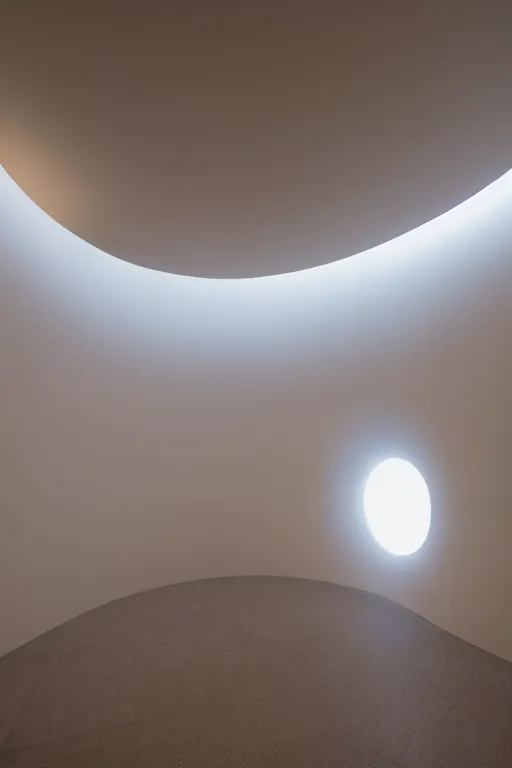 Image similar to James Turrell style interior