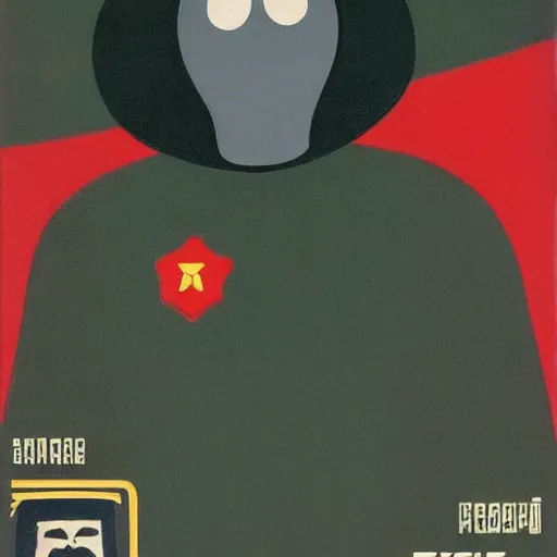 Image similar to no face no case soviet propaganda