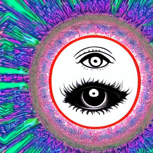 Image similar to open your 3rd eye, eye in forehead, 3rd eye