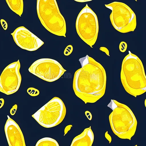 Image similar to Seamless pattern, Illustration of lemons