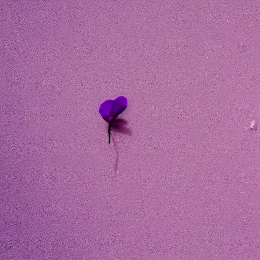 Image similar to closeup photo of 1 lone purple petal flying above a playground, aerial, shallow depth of field, cinematic, 8 0 mm, f 1. 8 - c 1 1. 0