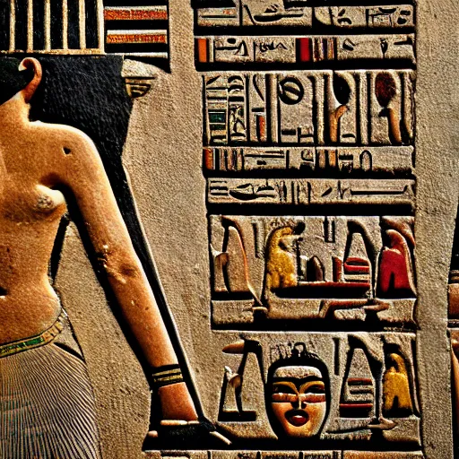 Prompt: Ancient Egyptian McDonalds, closeup, 4k, detailed photo