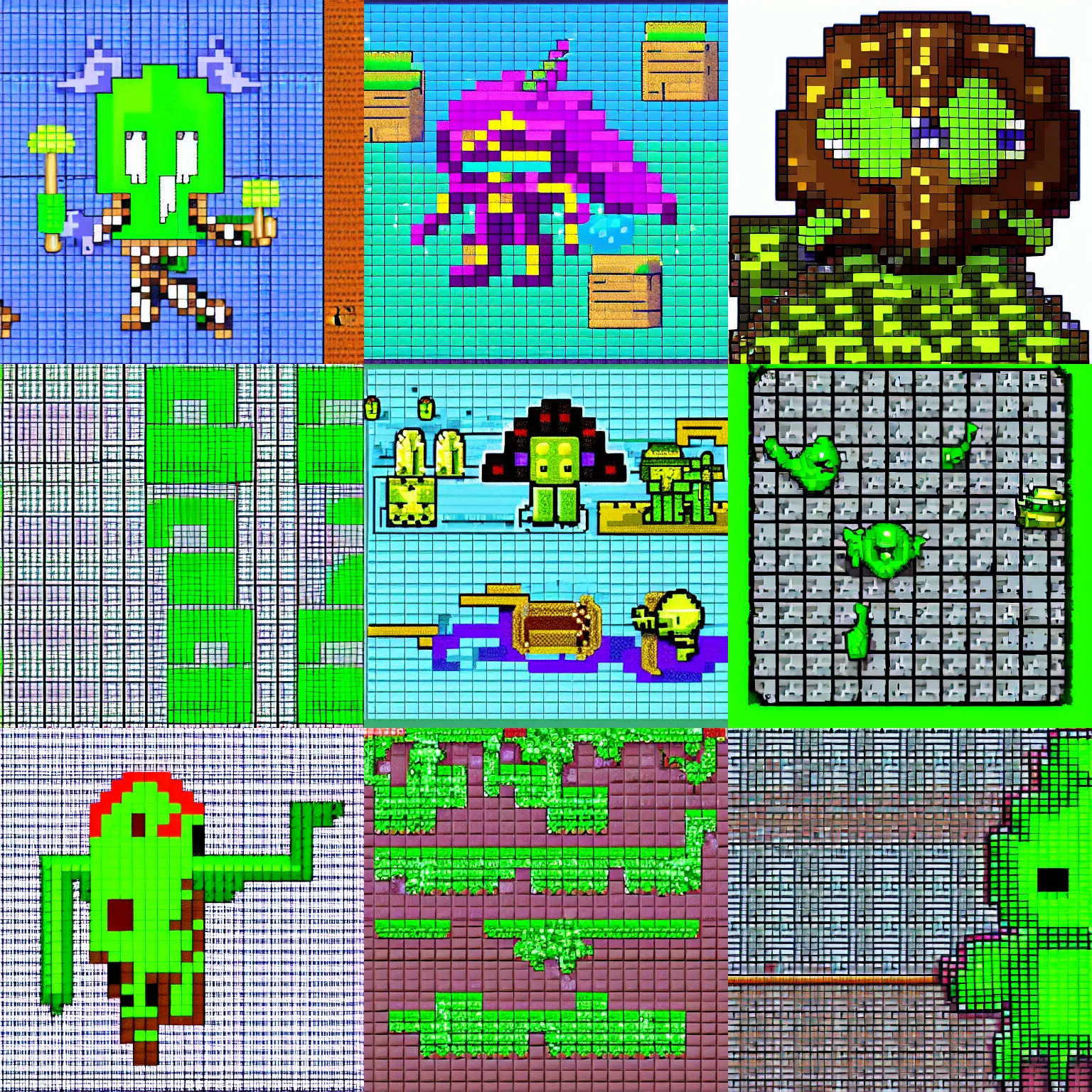 Prompt: rpg slime enemy, pixel art sprite