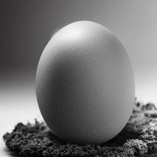 Image similar to A cat hatching from an egg, studio lighting, photorealistic, 4K