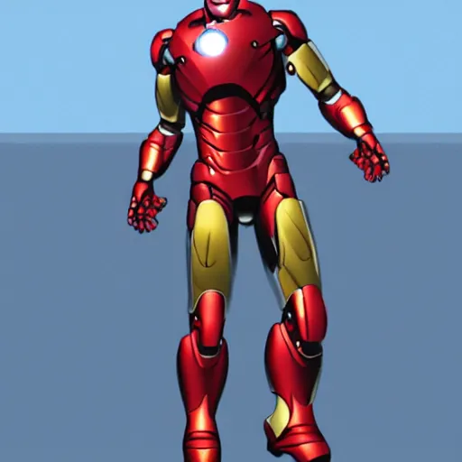 Image similar to ironman with a female body shape