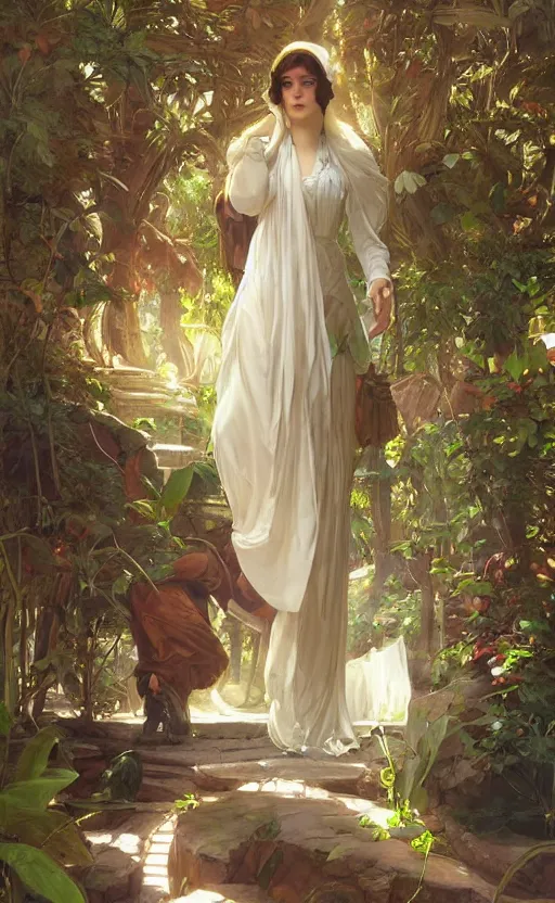 Image similar to solarpunk jerma 9 8 5, radiant, artstation, concept art, smooth, sharp focus, illustration, art by artgerm and greg rutkowski and alphonse mucha and william adolphe bouguereau and john william waterhouse and gianlorenzo bernini