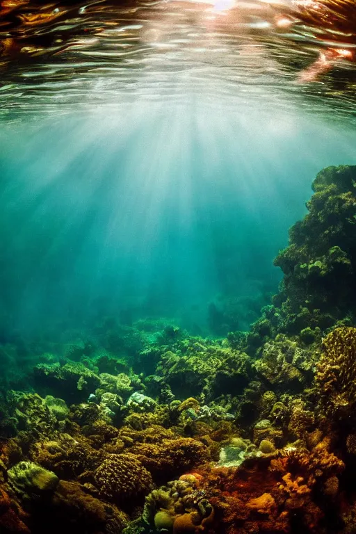 Image similar to photograph of beautiful underwater landscape