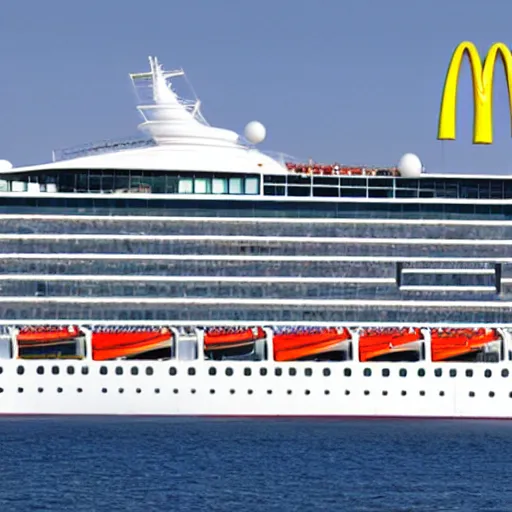 Image similar to mcdonalds cruise ship