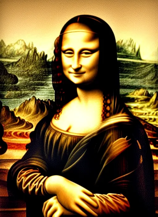 Image similar to the mona lisa by leonardo da vinci