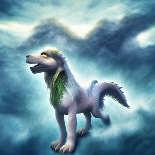 falcor the luck dragon in the neverending story flying | Stable ...