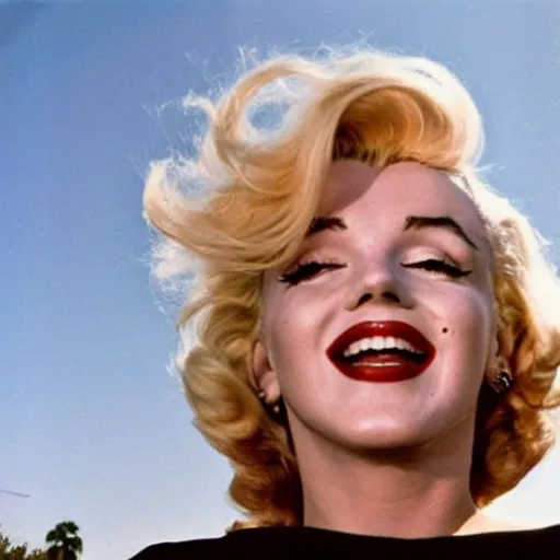 Image similar to Marilyn Monroe selfie in Los Angeles