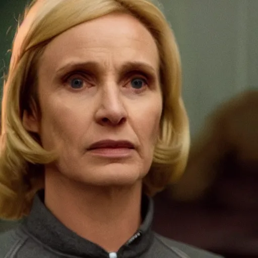 Image similar to sue sylvester in the film annihilation