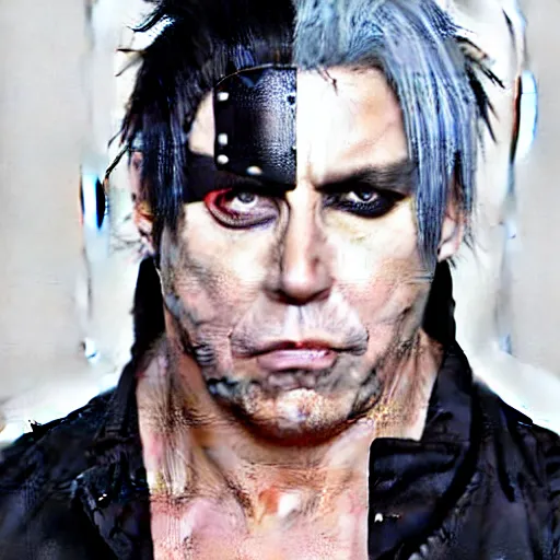 Image similar to Naruto as Till Lindemann