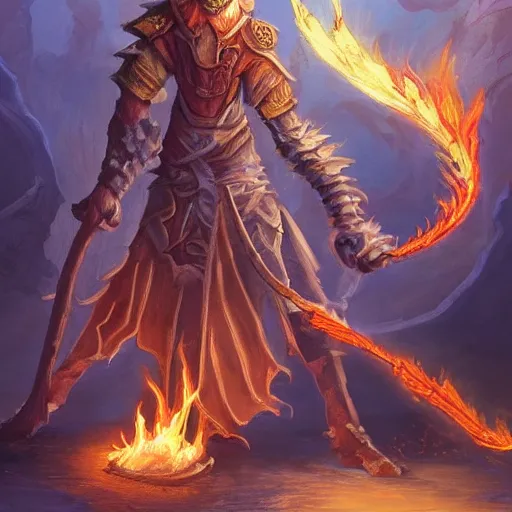 Prompt: flamekeeper. epic fantasy