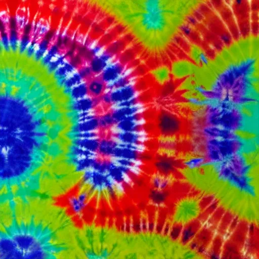 Image similar to Liminal space in outer space, Tie Dye