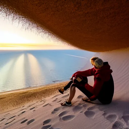 Image similar to watching the sun go down at the dune du pilatus in France