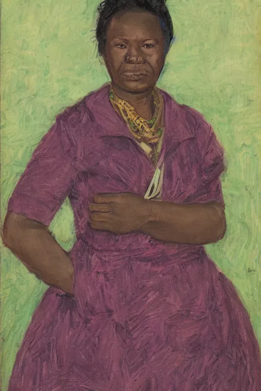 Prompt: portrait of natalia kawamura oyombe