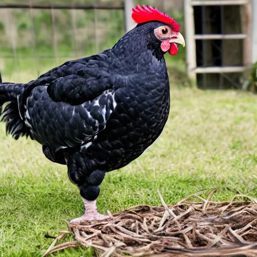 Image similar to barred Plymouth Rock chicken