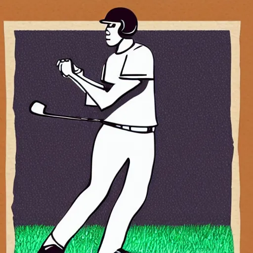 Prompt: “ christian coloring book illustration of barack obama playing baseball ”