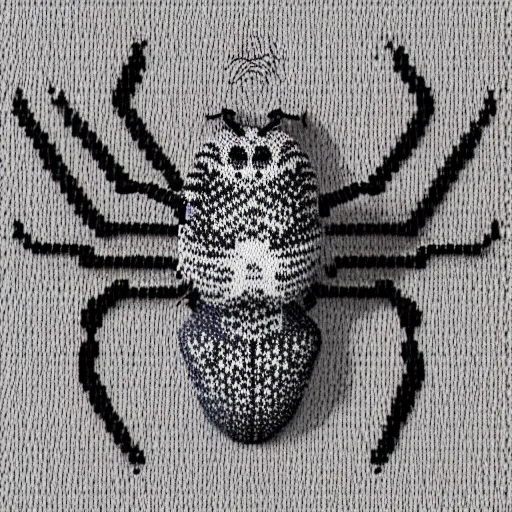 Image similar to an anthropomorphic spider knitting a sweater out of its own silk, ultra detailed, 8 k, trending on artstation, award - winning art,