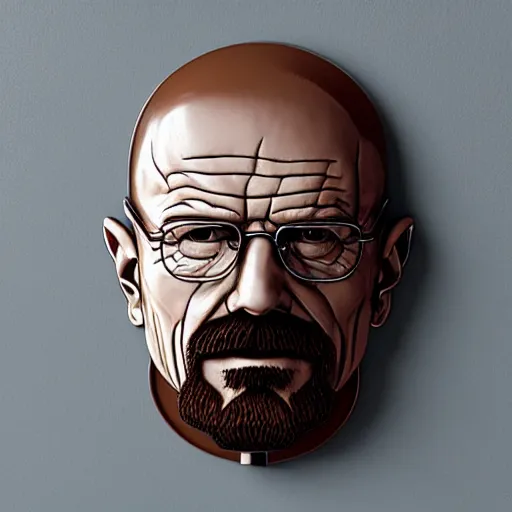 Image similar to walter white door knocker, product photo