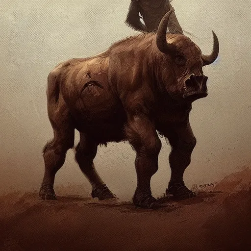 Prompt: 💀🐃, Greg rutkowski, Trending artstation, cinematográfica, digital Art