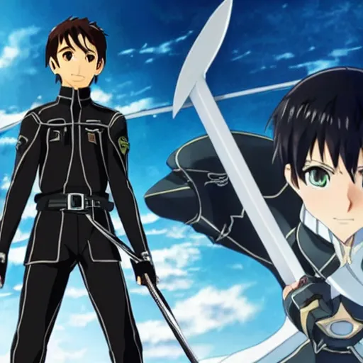 Prompt: Remi Malek as Kirito in Sword Art Online Movie Adaptation