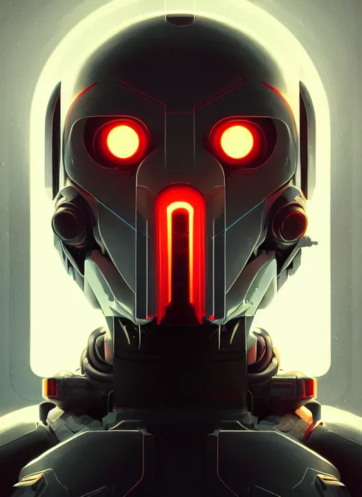 Image similar to symmetry!! portrait of helghast soldier, sci - fi, tech wear, glowing lights!! intricate, elegant, highly detailed, digital painting, artstation, concept art, smooth, sharp focus, illustration, art by artgerm and greg rutkowski and alphonse mucha