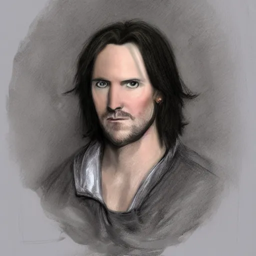 Prompt: portrait of matt mercer in the style of rembrandt