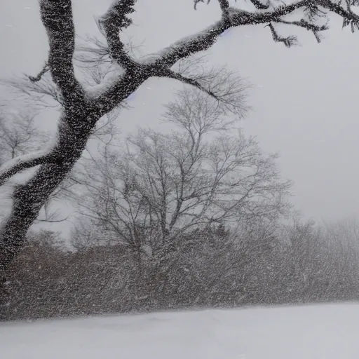 Prompt: Photorealistic photograph of a blizzard by Suzi Eszterhas, photorealism, photorealistic, realism, real, highly detailed, ultra detailed, detailed, f/2.8L Canon EF IS lens, Canon EOS-1D Mark II, Wildlife Photographer of the Year, Pulitzer Prize for Photography, 8k