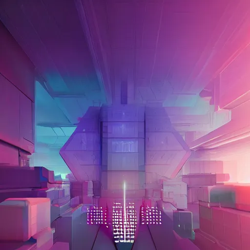 Prompt: Trending NFT digital artwork by Beeple