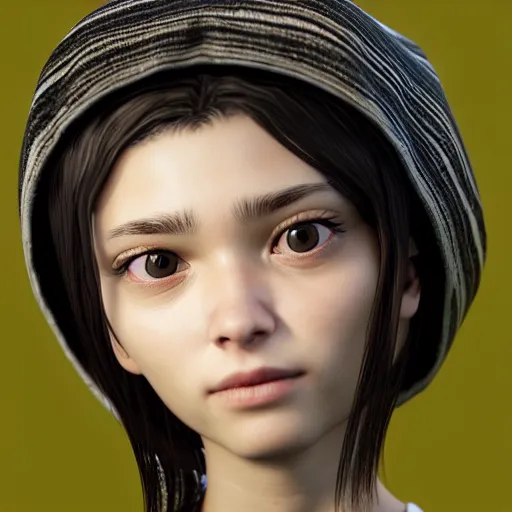 Image similar to grogu portrait, realistic, high definition, very detailed, extremely high detail, photo realistic, symmetrical, unreal engine 5