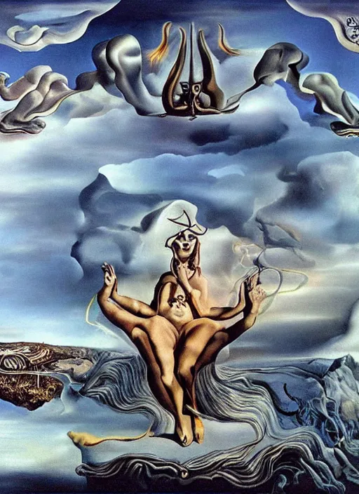 Prompt: Satan dream for me, Dali, highly detailed