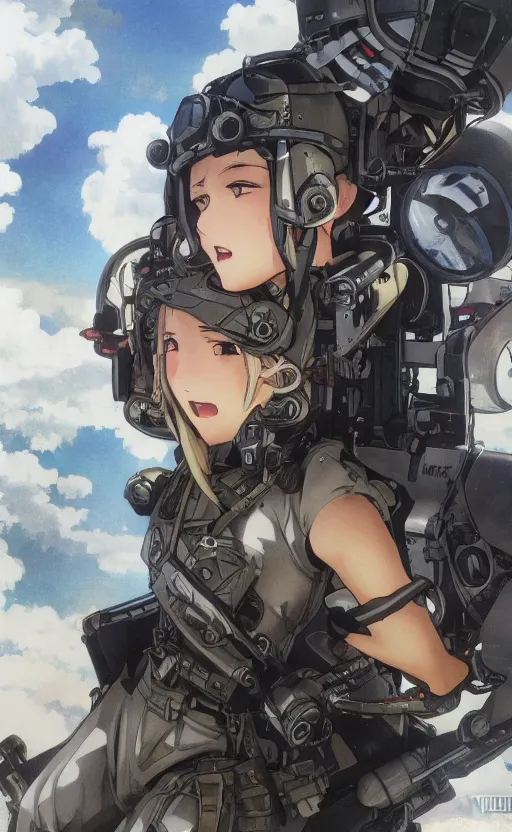 Prompt: shot of mechanized valkyrie, anime style, world war 2, top gun clothing, spread wings, blonde hair, hair down, symmetrical facial features, from arknights, hyper realistic, 4 k, rule of thirds, extreme detail, detailed drawing, safebooru, hd, d & d, realistic lighting, by alphonse mucha, greg rutkowski, backlit