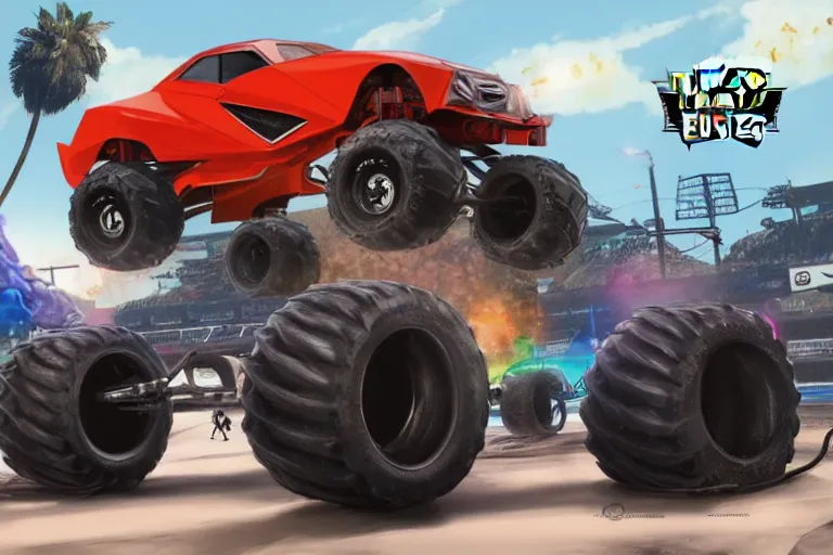 Image similar to monster truck vehicle that looks like a penguin concept design engine super cars rocket league tank mad max global illumination ray tracing hdr chromed reflexion, gta 5 comics official fanart behance hd artstation penguin shaped vehicle trip