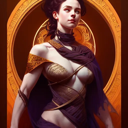 Prompt: ,portrait of an female tiefling, D&D, fantasy, intricate, elegant, highly detailed, digital painting, artstation, concept art, smooth, sharp focus, illustration, art by artgerm and greg rutkowski and alphonse mucha