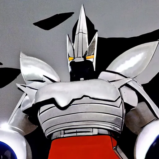 Image similar to photographic shot of grendizer, backlight