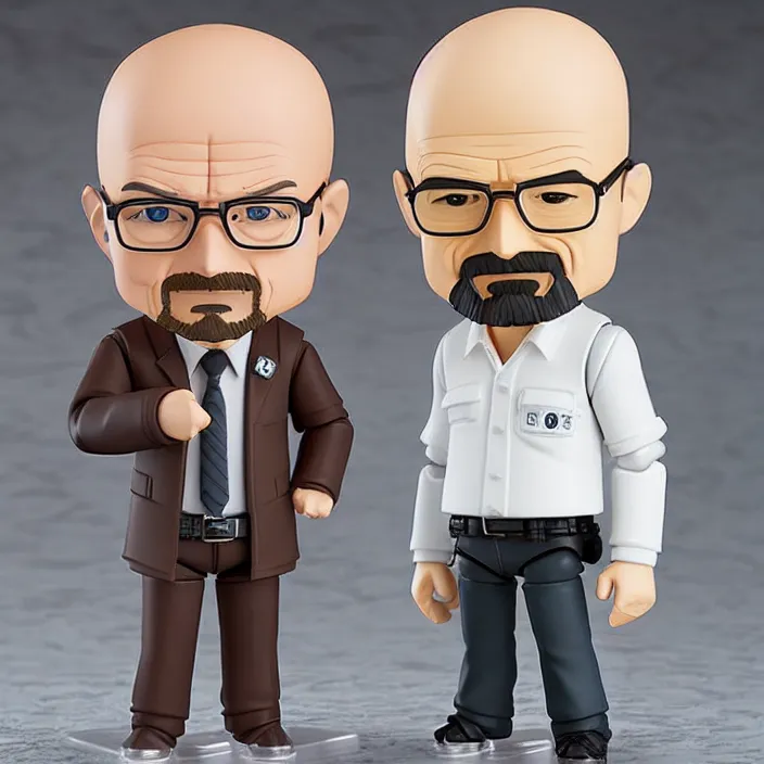 Image similar to walter white, an anime nendoroid of walter white, figurine, detailed product photo