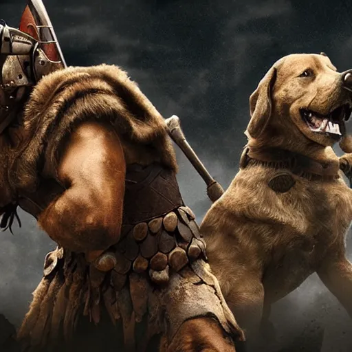 Prompt: spartans dogs, 3 0 0 movie epic scene, cinematic lighting, epic cinematic, highly detail, digital art style