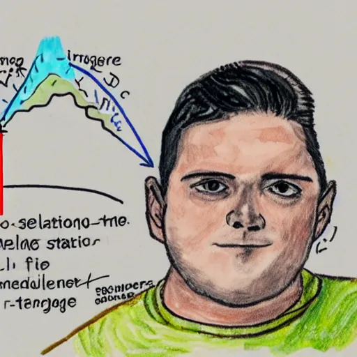 Prompt: The most accurate self-portrait of Stable Diffusion has ever drawn since its creation