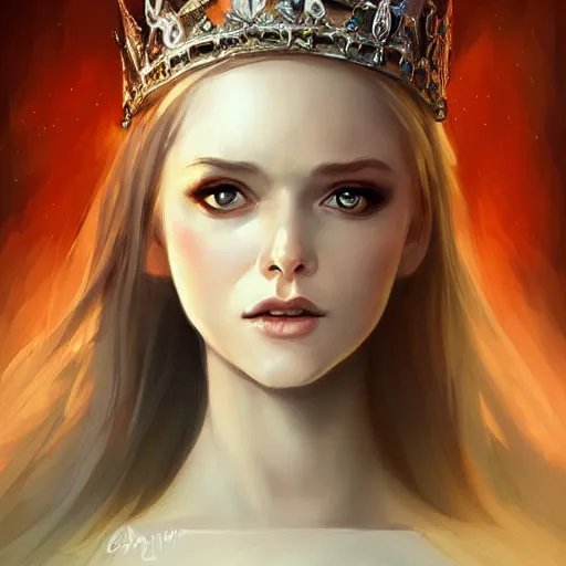 Image similar to beautiful young medieval queen by charlie bowater