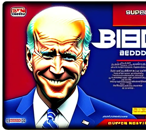 Image similar to Super Joe Biden for the Nintendo DS | cover art | DS