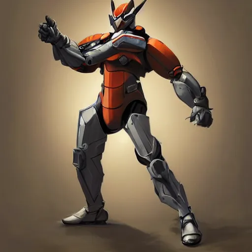 Image similar to greg manchess portrait painting of armored spiderman ultraman grey fox metal gear cyborg japanese - american hybrid as overwatch character, medium shot, asymmetrical, profile picture, organic painting, sunny day, matte painting, bold shapes, hard edges, street art, trending on artstation, by huang guangjian and gil elvgren and sachin teng