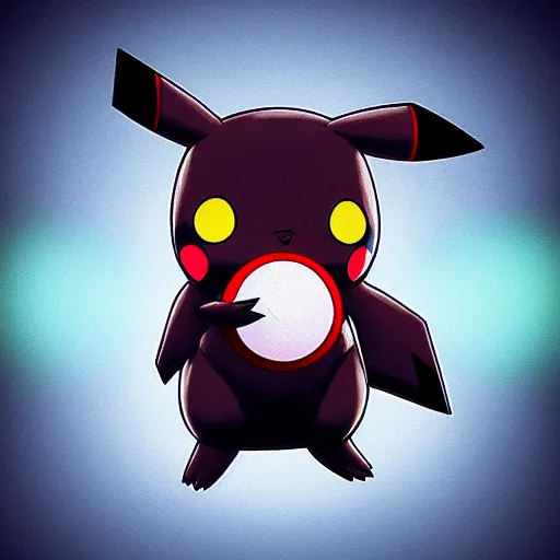 Prompt: pikachu holding a pokeball, digital art, trending on artstation, wonderful picture